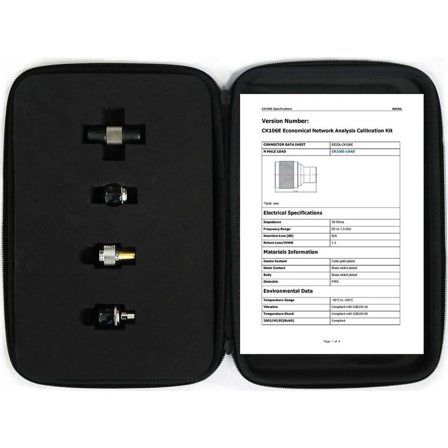 RIGOL CK106E Basic Calibration Kit, OSL, DC to 1.5GHz,Type-N(m), for RSA5/RSA3 VNA