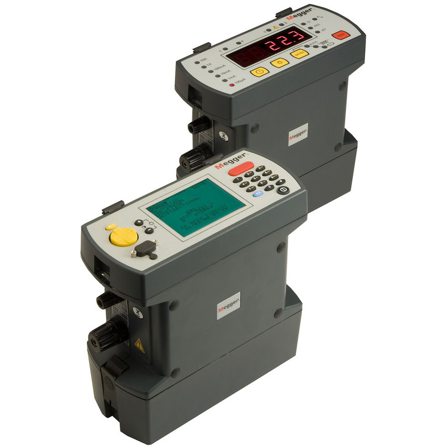 Megger DLRO10X Microhmmeter, 0.1 uOhm to 2 kOhm, 10 A, 0.2%, Hi-Lo Limit, Duplex-Hand Spikes, LCD, DLRO Series