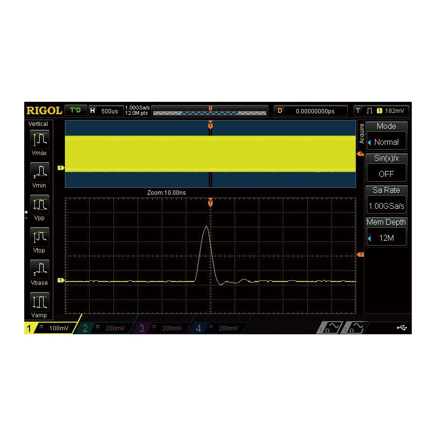 RIGOL MSO5000-2RL Oscillocope Upgrade Record Length Upgrade To 200Mpts