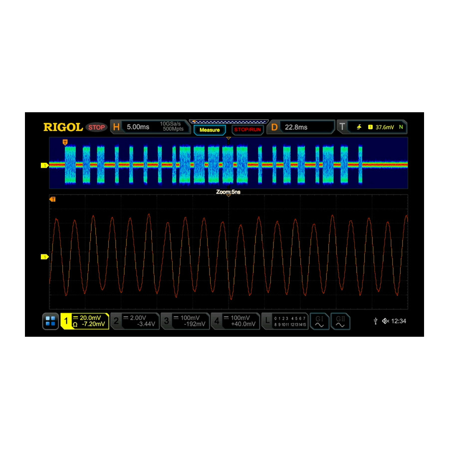 RIGOL MSO5000-E-1RL Oscillocope Upgrade Record Length Upgrade To 100Mpts