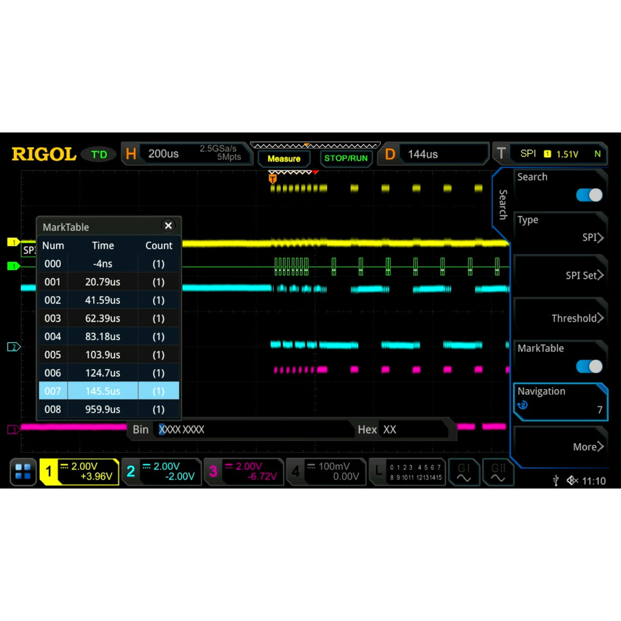 RIGOL MSO5000-EMBD Oscillocope Upgrade Embedded Serial Triggering And Analysis(I2C