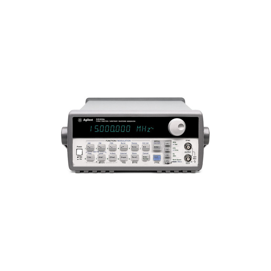 Keysight 33120A Function/Arbitrary Waveform Generator, 12-Bit, 40 MSa/s, GPIB and RS-232