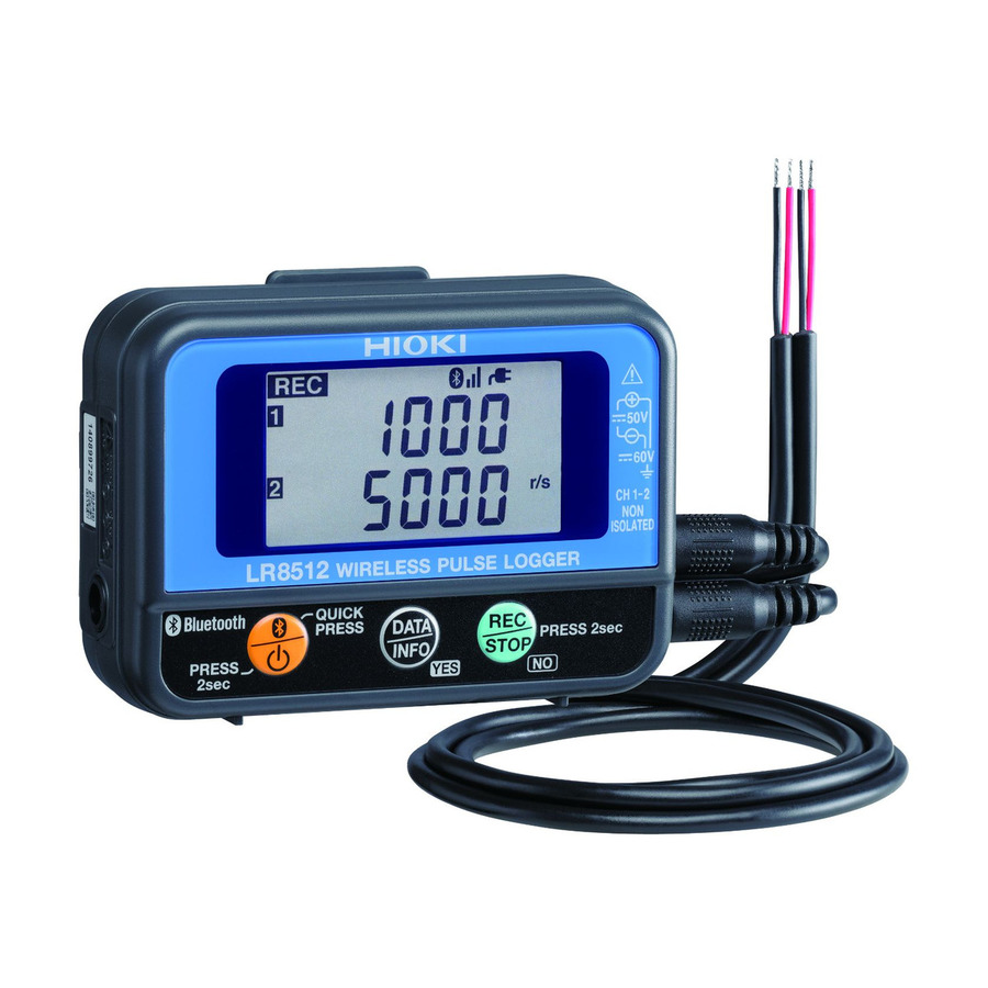 Hioki LR8512 Wireless Pulse Logger