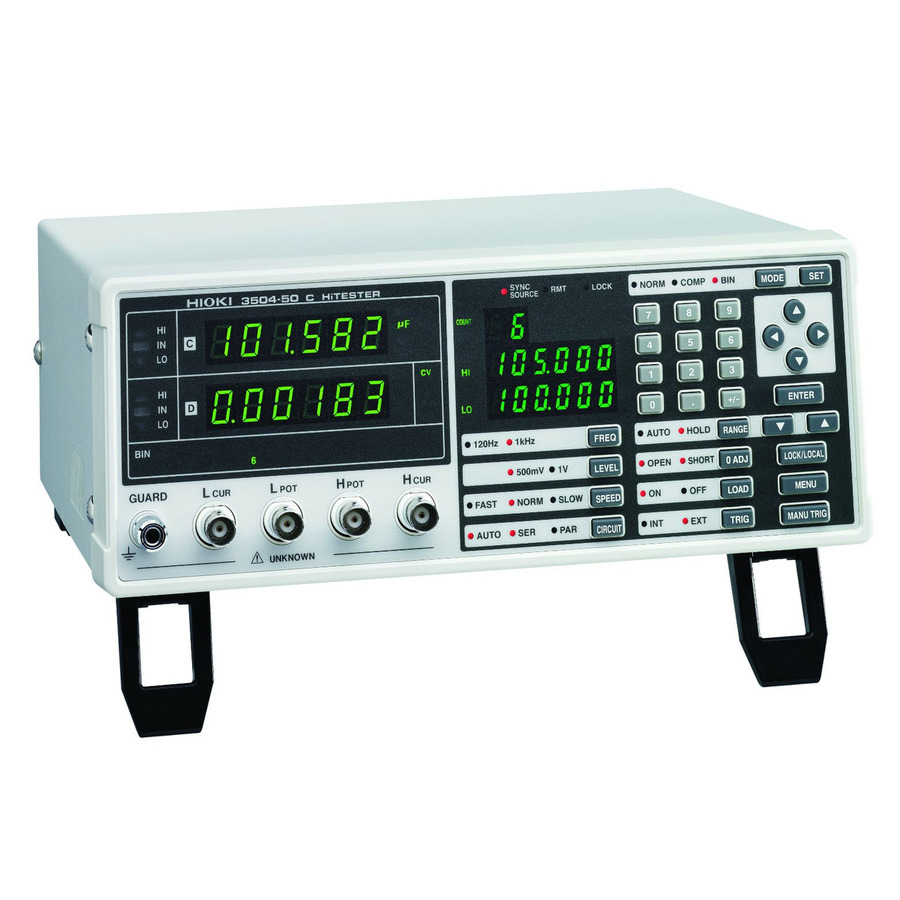 Hioki 3504-50 C Hi-Tester (120 Hz and 1kHz) with GP-IB, Binning