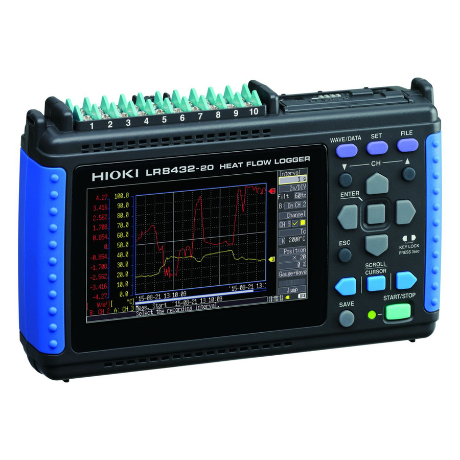 Hioki LR8432-20 10 Channel Heat Flow Logger