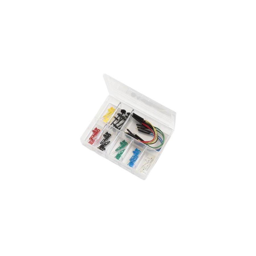 Pomona 72902 Micro SMD Grabber Test Clips Kit - 30 Pieces, 6 Colors, Includes Holding Rods & Micro Leads - View #13