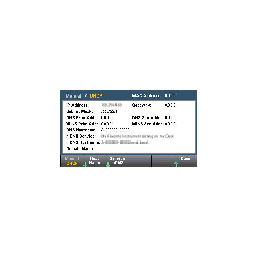 Keysight 3446LANU LAN/LXI Web Interface for 34460A