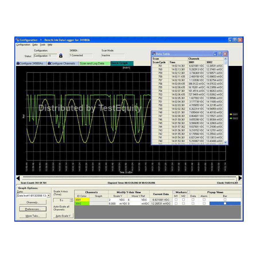 Keysight 34826A BenchLink Data Logger Software