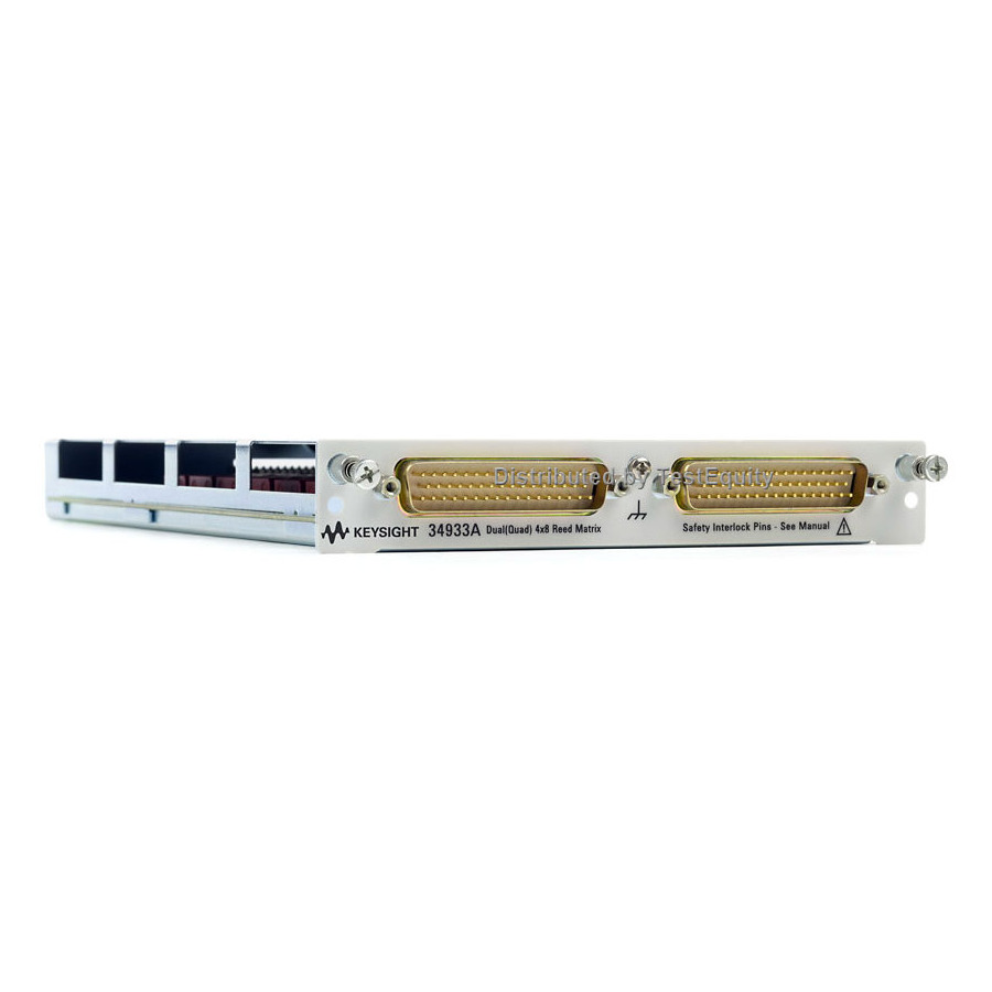 Keysight 34933A Reed Matrix, Dual/Quad 4x8, 1 or 2 Wire, 150V, 78-Pin Dsub, For 34980A Mainframe