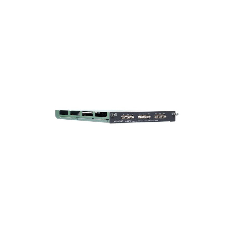 Keysight 34947A/004 Microwave Switch Module, Triple 1x2 SPDT Unterminated, For 34980A Mainframe