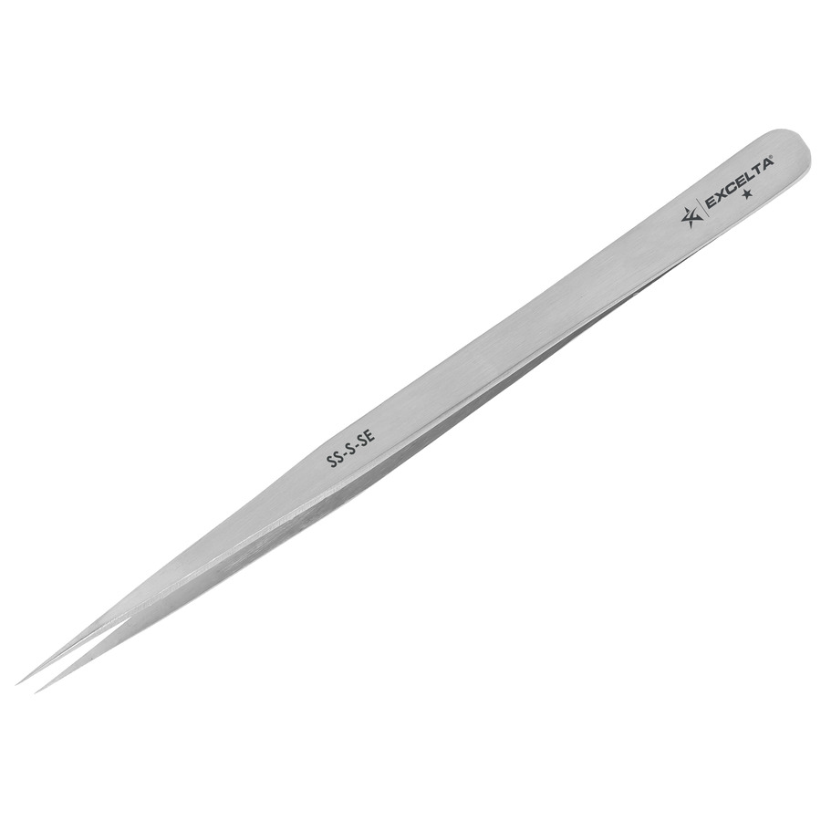 Excelta SSSSE Tweezers Slim Very Fine Point Straight TechniTool