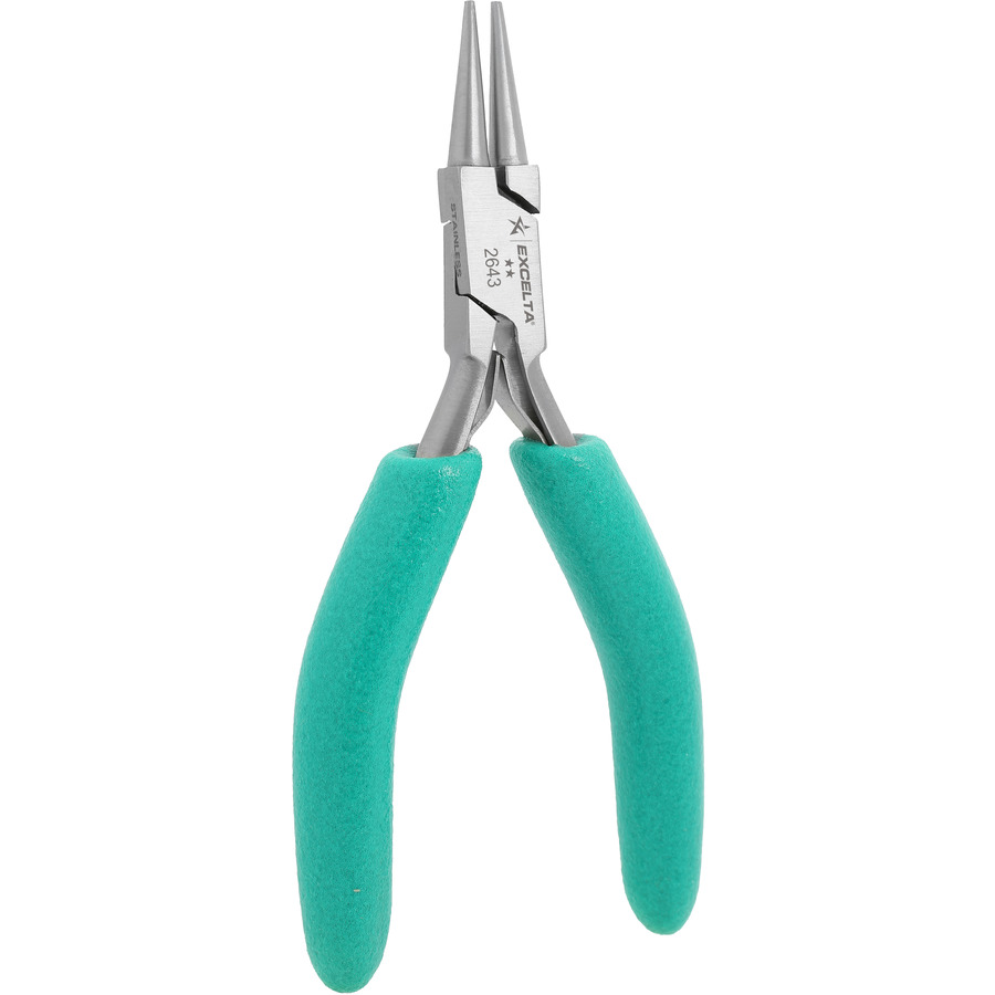 Excelta 2643 Stainless Steel Round Nose Plier TechniTool