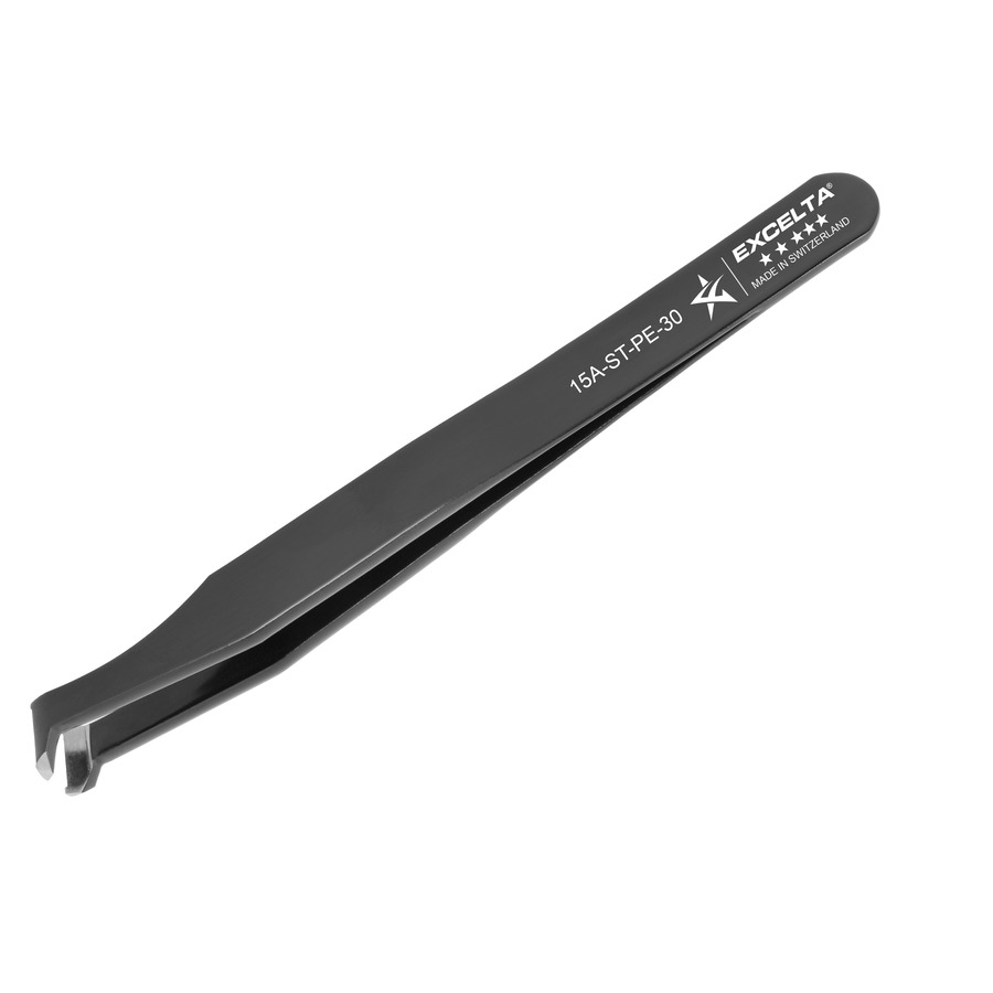 Excelta 15ASTPE30 Wire Stripping Tweezer 30 AWG 4.5" OAL TestEquity