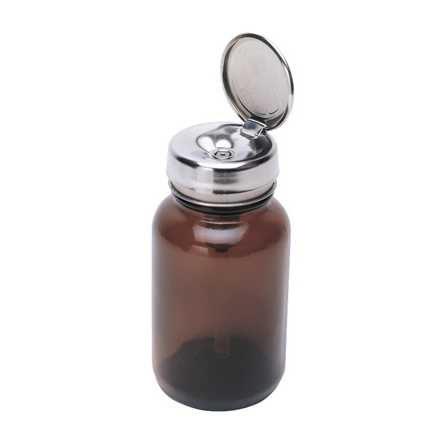 TestEquity: Menda 35315 Bottle, 4 oz, One-Touch Pump, Round, Glass