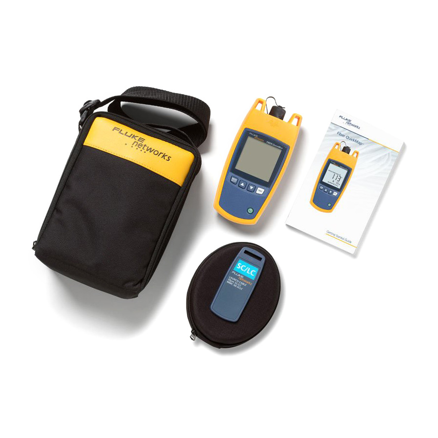 Fluke Networks FQM-100-M Fiber Quickmap Kit;Multimode Fault Finder