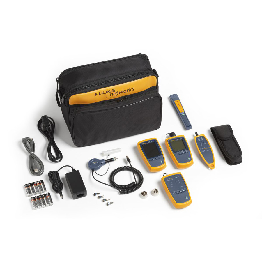 Fluke Networks FTK1375 Multimode Fiber Power Meter & Source With Inspection