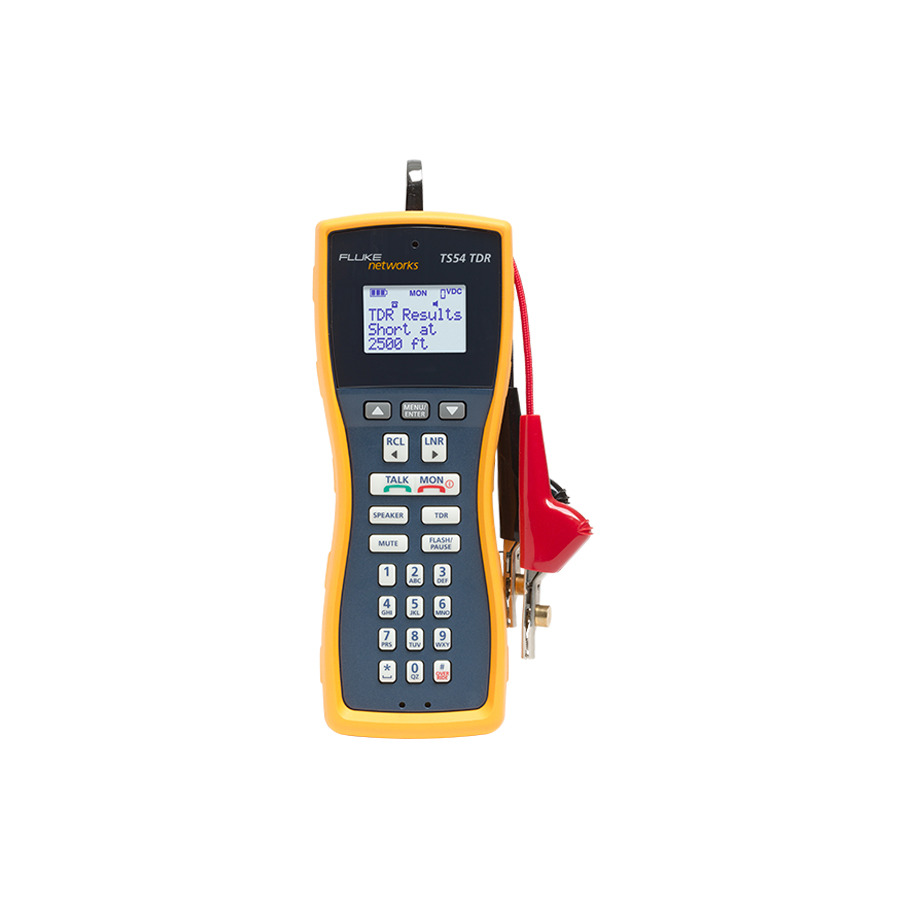 Fluke Networks TS54-A-09-TDR Ts54 Pro Lcd Butt-In Test Set + Tdr, Abn With Piercing Pin