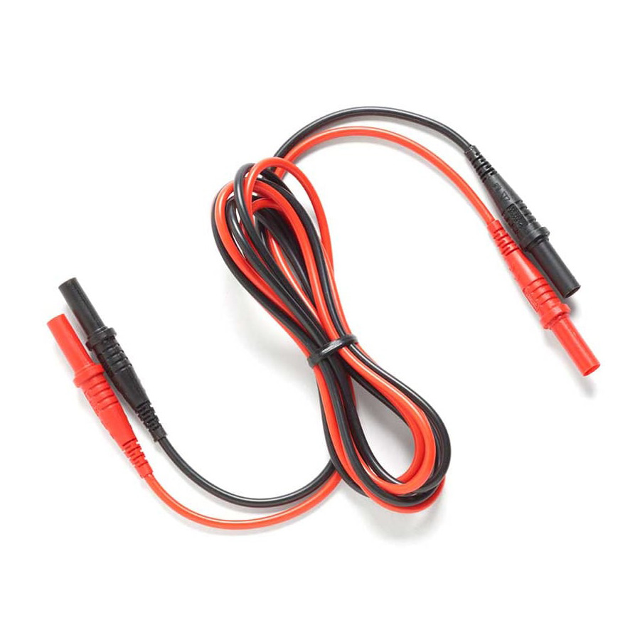 Fluke FLUKE-17XX-TL 2M Test Lead Set, 1.5m, For Fluke 17XX Power/Energy Loggers, Black/Red