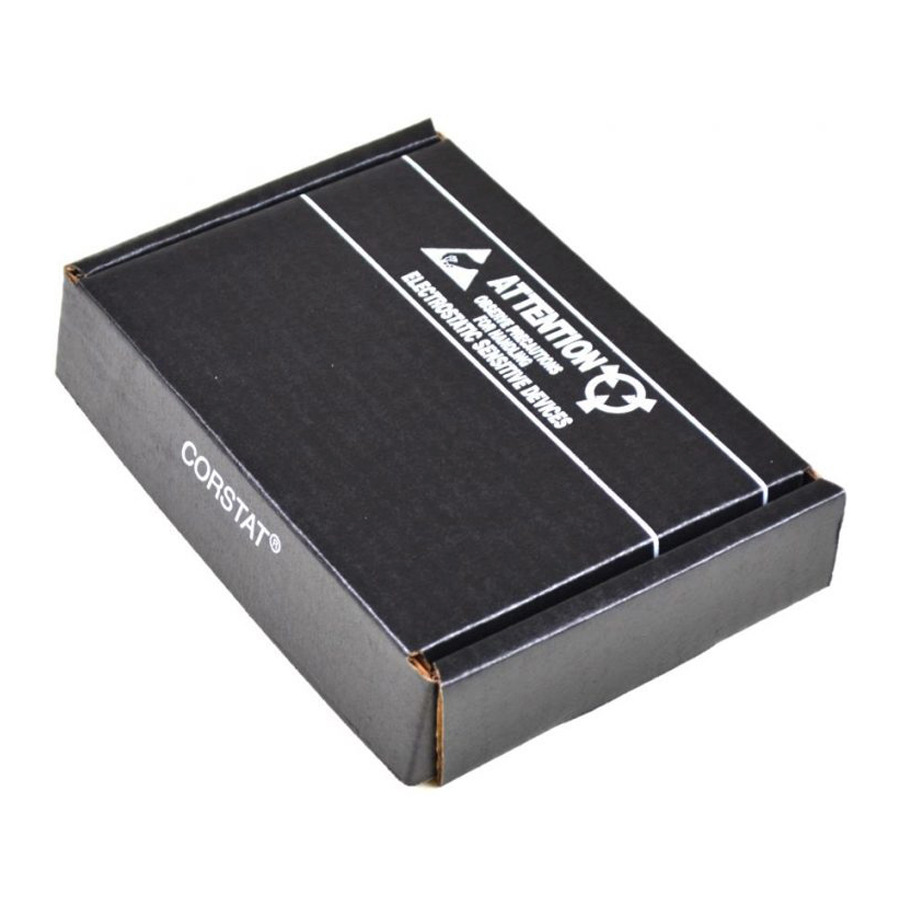 Conductive Containers 3220-5 Corstat, Correc-Pak, Groundable, Shipper with Foam, 10-1/2in x 8-1/2in x 1-1/2in