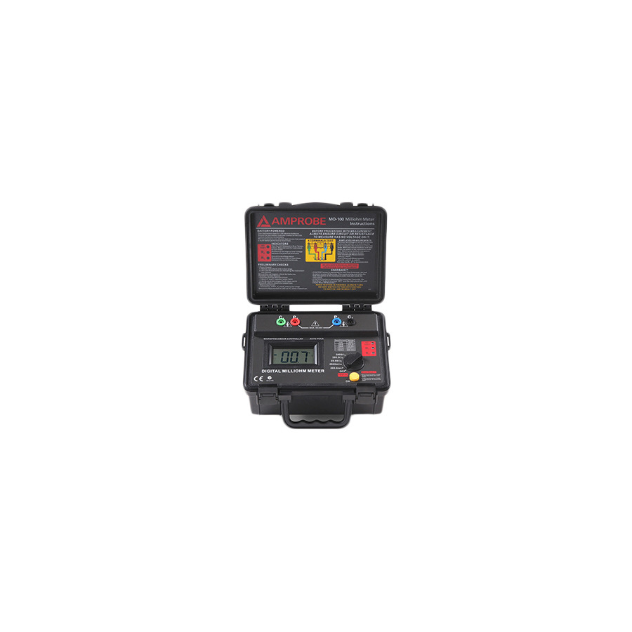 Amprobe MO-100 Milliohmmeter Battery Powered