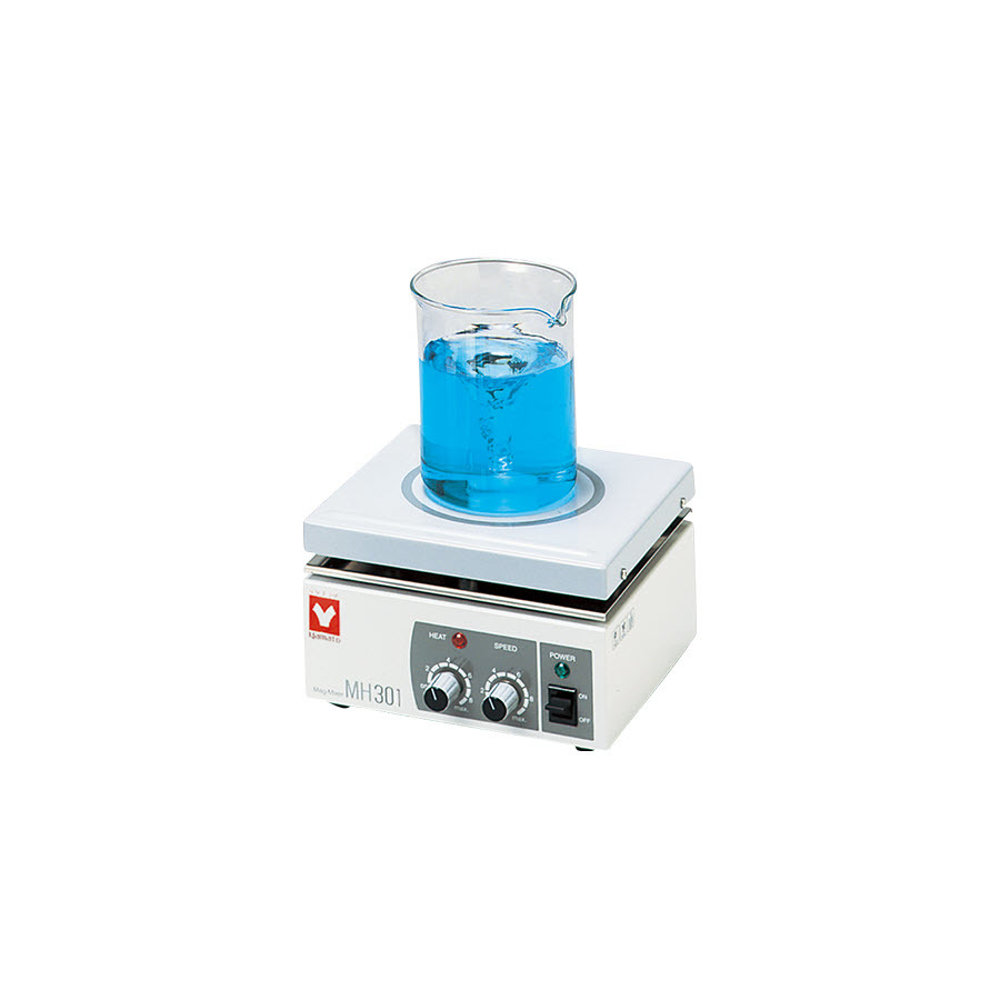 Yamato MH-301-115V Magnetic Stirrer With Hot Plate 400-1500 rpm 115V With External Transformer, MH Series