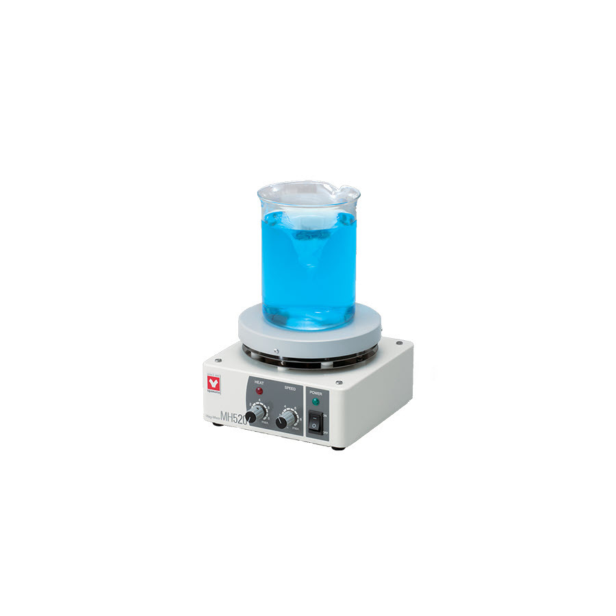 Yamato MH-520-115V Magnetic Stirrer With Hot Plate 150-1300 rpm 115V With External Transformer, MH Series