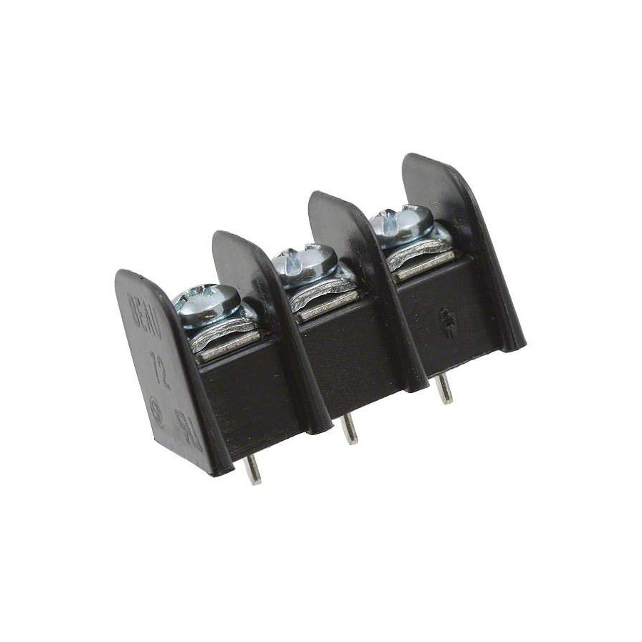 Molex 387207503 Barrier Terminal Blocks Pcb No Mntg Ends 3P W/Clamp Washer JensenTools