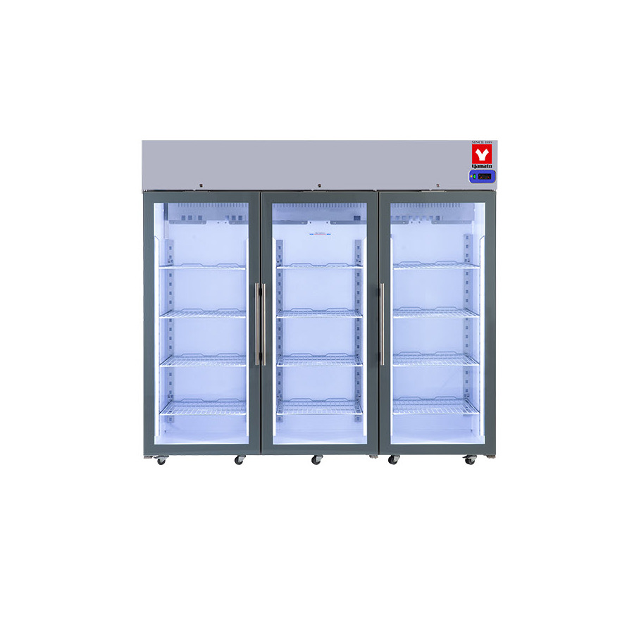 Yamato SLR-2001TG Laboratory Refrigerators 2c To 8c, 72 Cu.Ft., Three Glass Door, Cycle Defrost, SLR Series