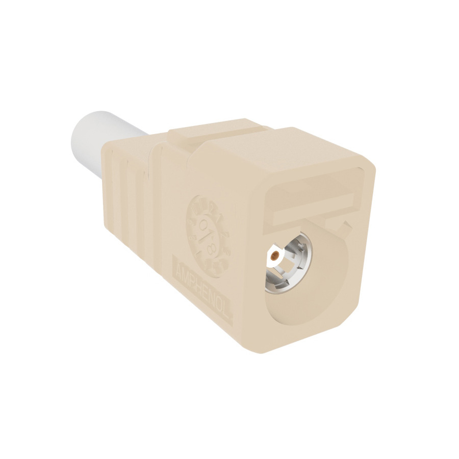 Amphenol RF 3FA1-NBSJ-C04W0 RF FAKRA Connector, Straight, Crimp, Jack ...