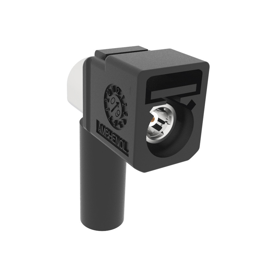 Amphenol RF 3FA1ENARJ-C01ER RF FAKRA Connector, Right Angle, Crimp ...