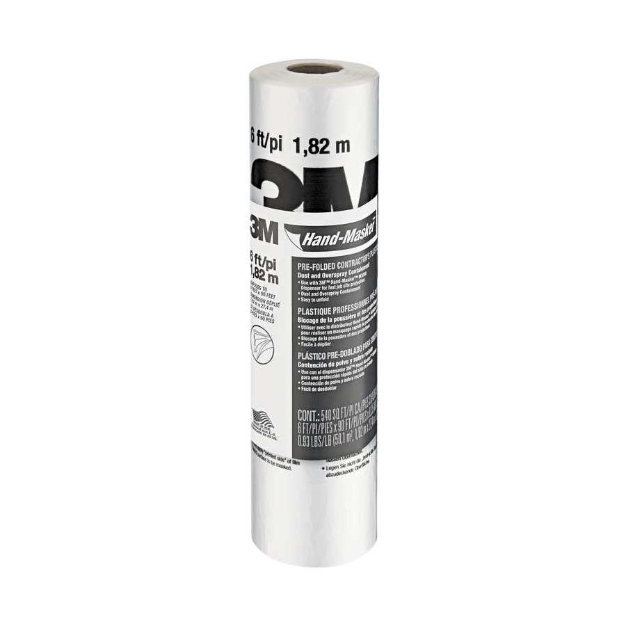 TestEquity: 3M 7100083470 Contractor's Plastic Sheeting CP6, 6' x