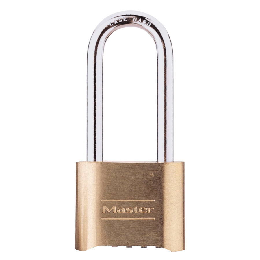 Master Lock 175DLH Combination Lock, 2-1/4" Shackle