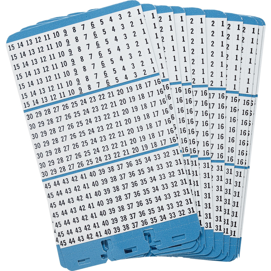 Brady PWM-1-45 PORTA PACK WIRE MARKERS REFILL 1-45 PWM-1-45