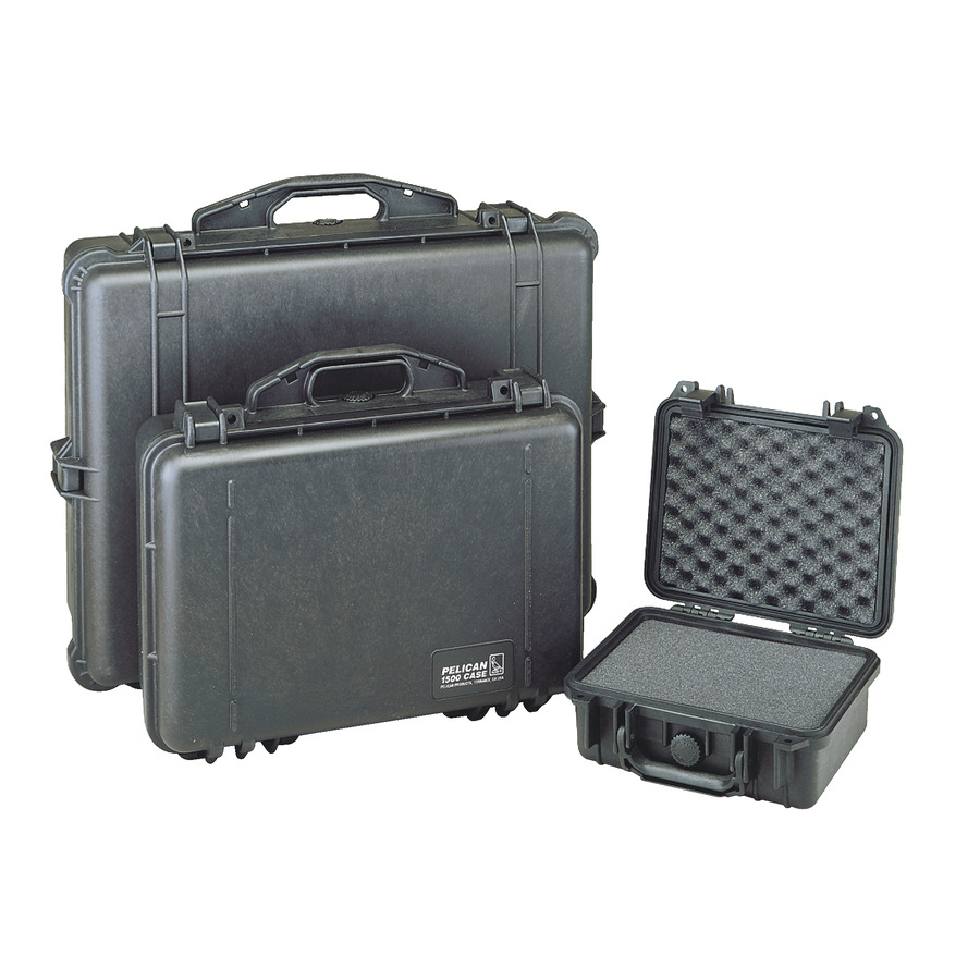 Pelican 1150 All Weather Foam Filled Cases, Black, 8-3/8 x 6 x 3-3/4"