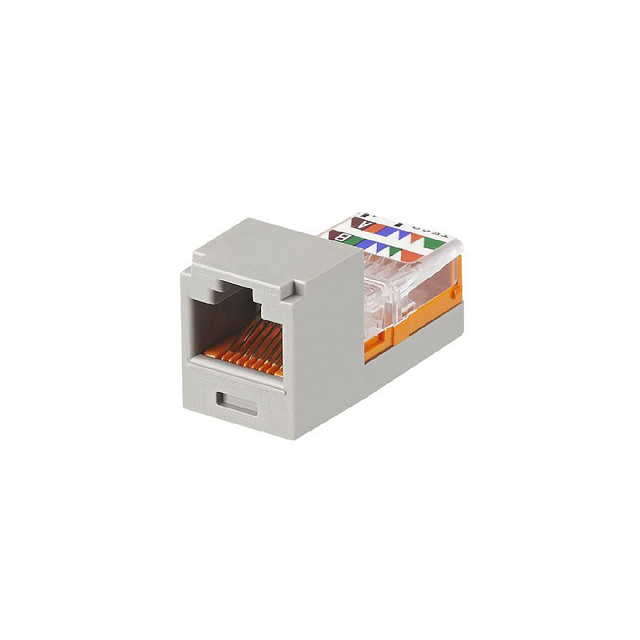 Panduit CJ588IG Module, 8-Position, 8-Wire, Cat5e, UTP, 22-24 AWG, Universal, Gray