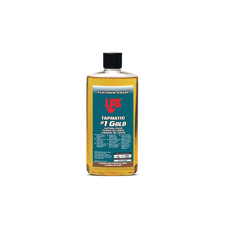 LPS 40320 Tapmatic® #1 Gold Cutting Fluid, 16 oz / 475 mL