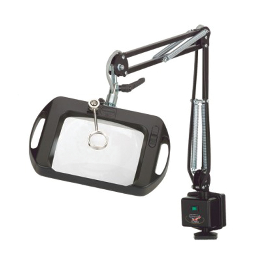 O.C. White 72300 Vision-Lite® Rectangular Magnifier - 43" Reach - Screw Down Base