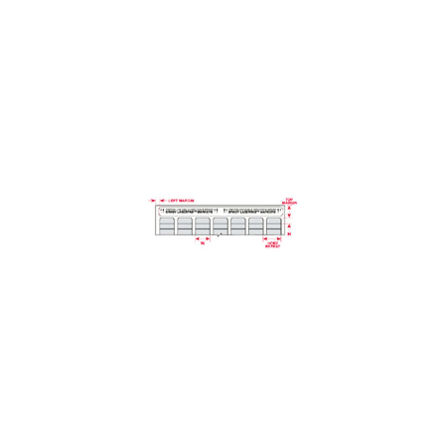 Brady LAT-7-773-10 Laser Printable Labels, Material 773