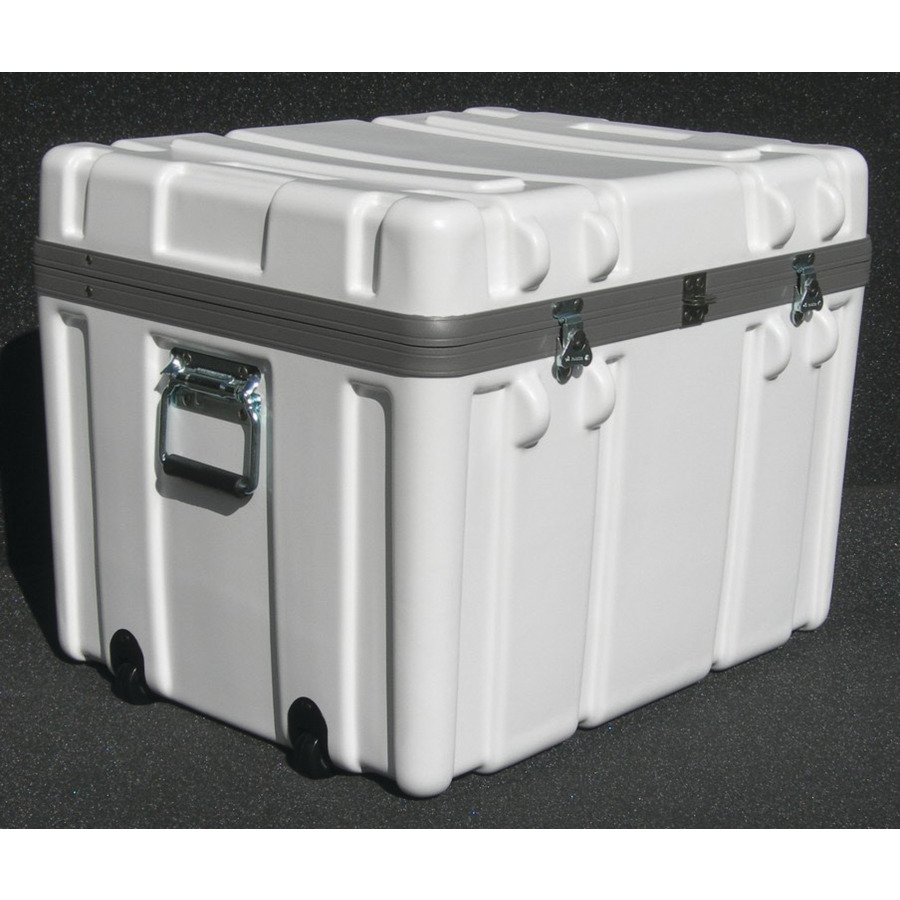 Jensen Tools SW2318-17LF Shipping Case with Built-In Wheels, Foam Lined, 23-1/2x18-1/2x17-1/2", 25 lbs.