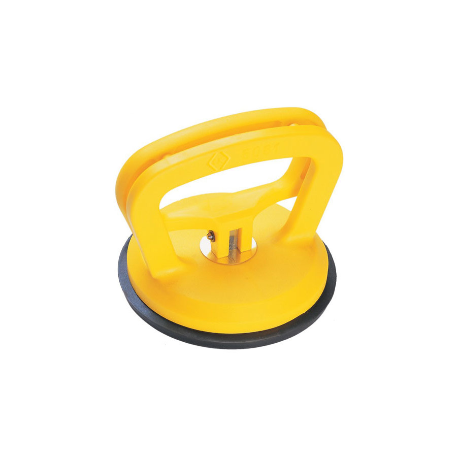 CK Tools T5081 Suction Cup Lifter, single cup, clamp action, capacity 66 lbs. (30 kg)