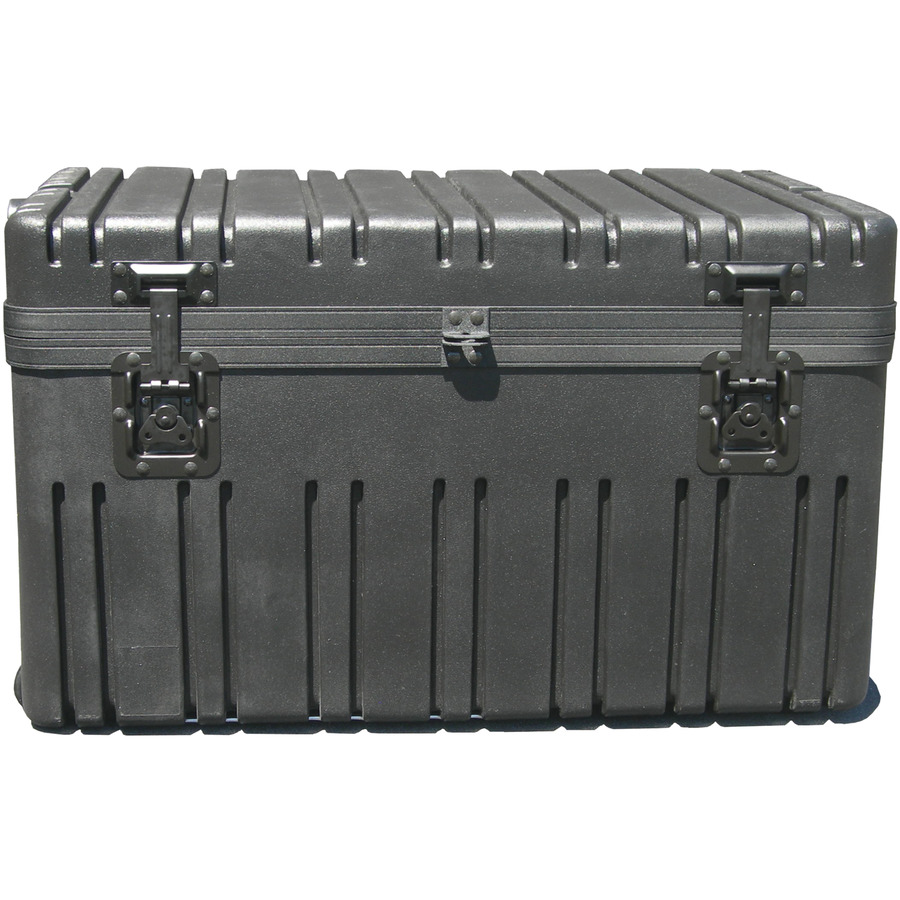 Jensen Tools RR2514-14TWF-BK Rotationally Molded Case with Built-in Cart, Foam Filled 25 7/8x14 1/2x14