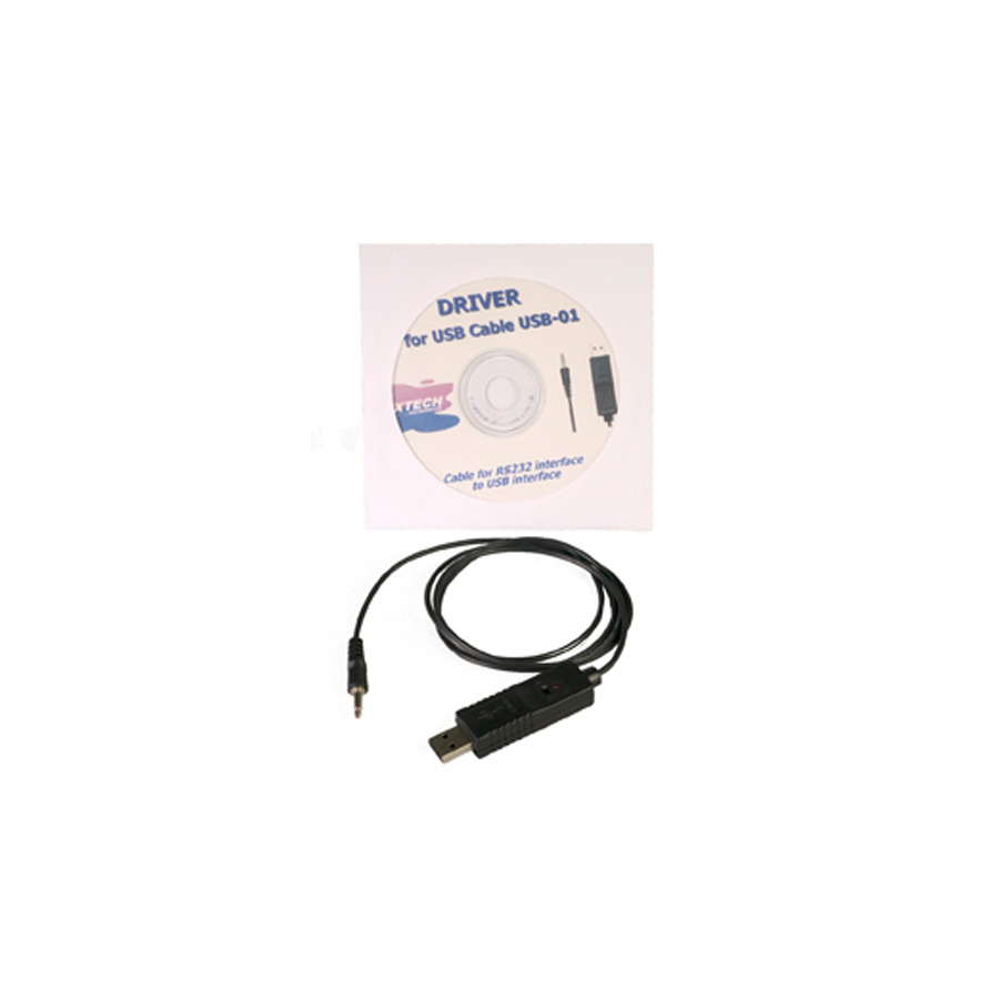 Extech 407001-USB USB Adapter, for Use with 407001, RS-232 Serial Sable to USB, Heavy Duty Series