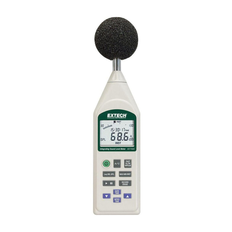 Extech 407780A-NIST Integrating Sound Level Meter with USB and NIST