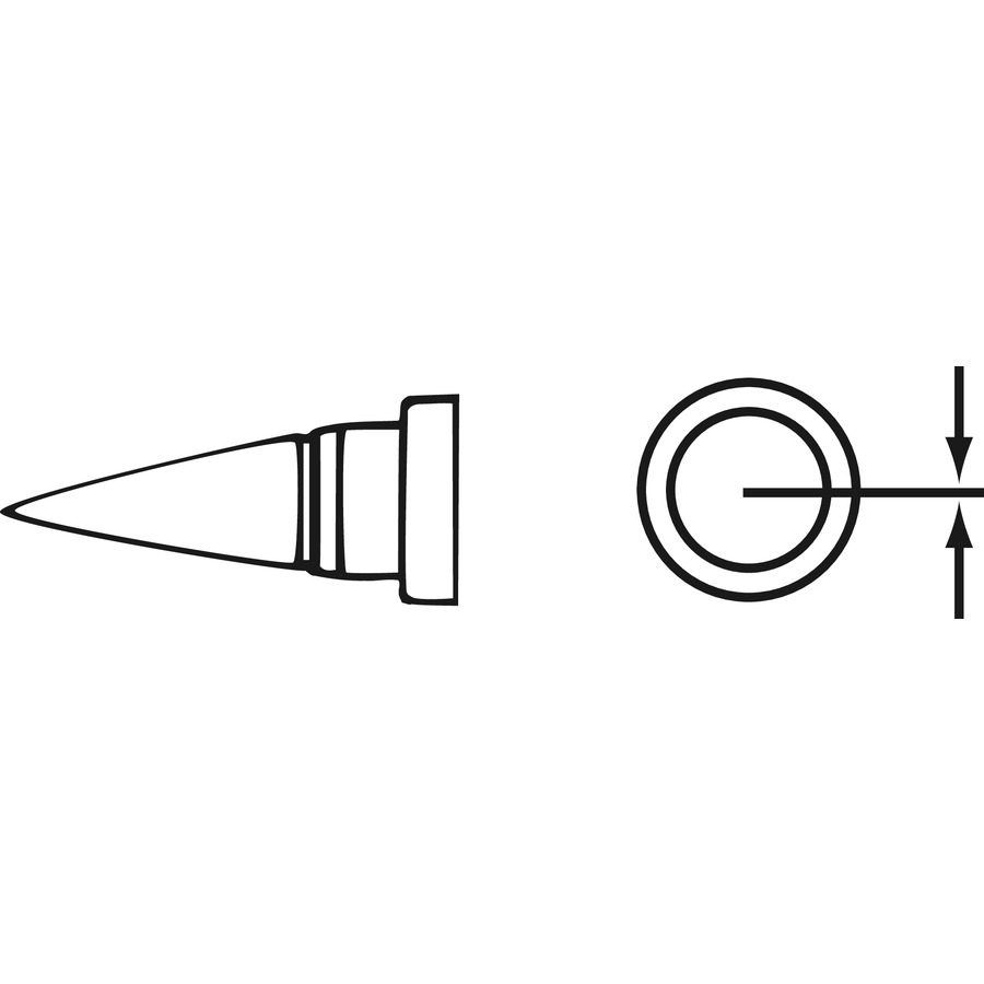 Weller T0054443599 .010" Round Solder Tip