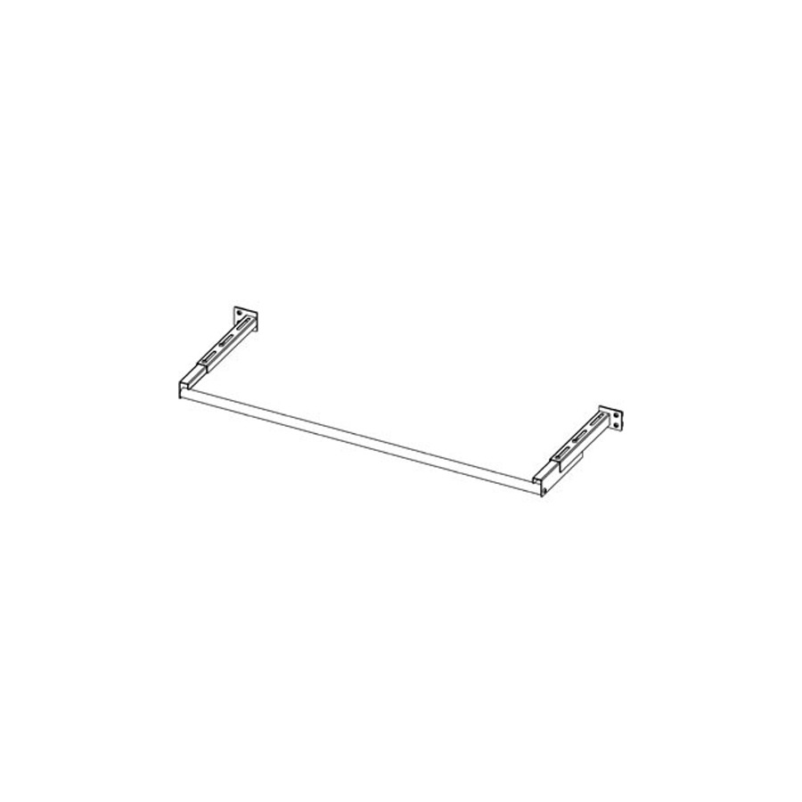 Production Basics 8665 Adjustable Footrest Tube, 48" W