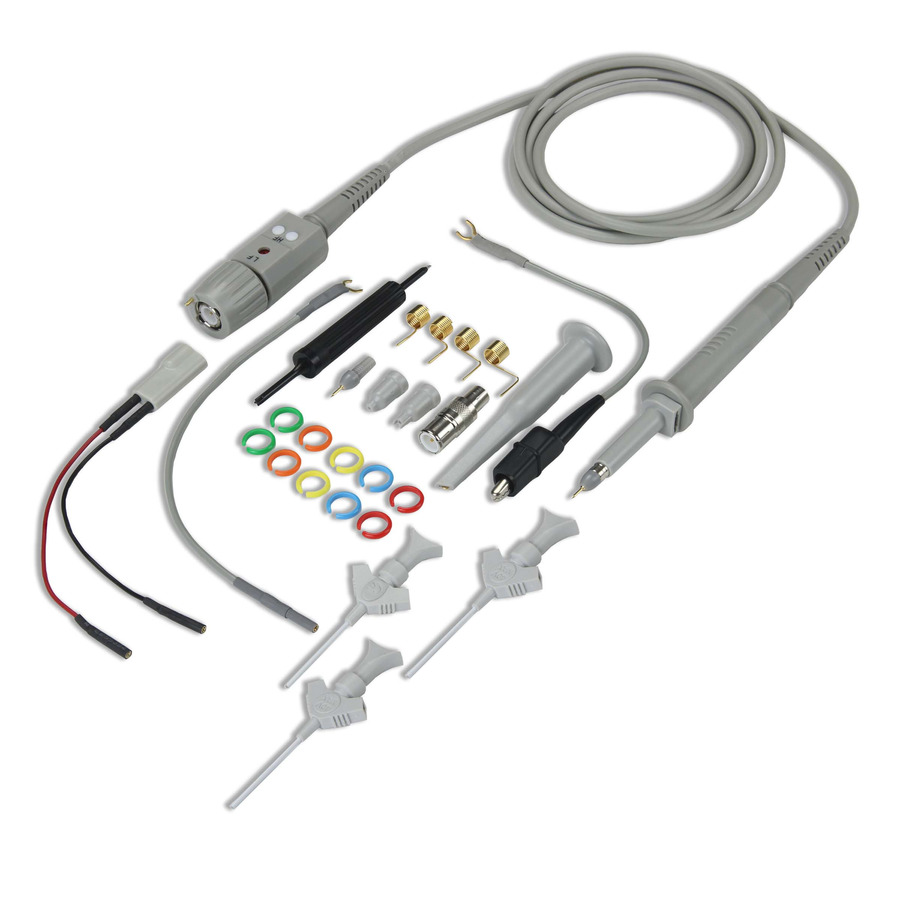 Cal Test Electronics CT3288ARA Oscilloscope Probe Deluxe Kit 500MHz, x10 - Lt Grey, 1.2m, Readout (Hp)