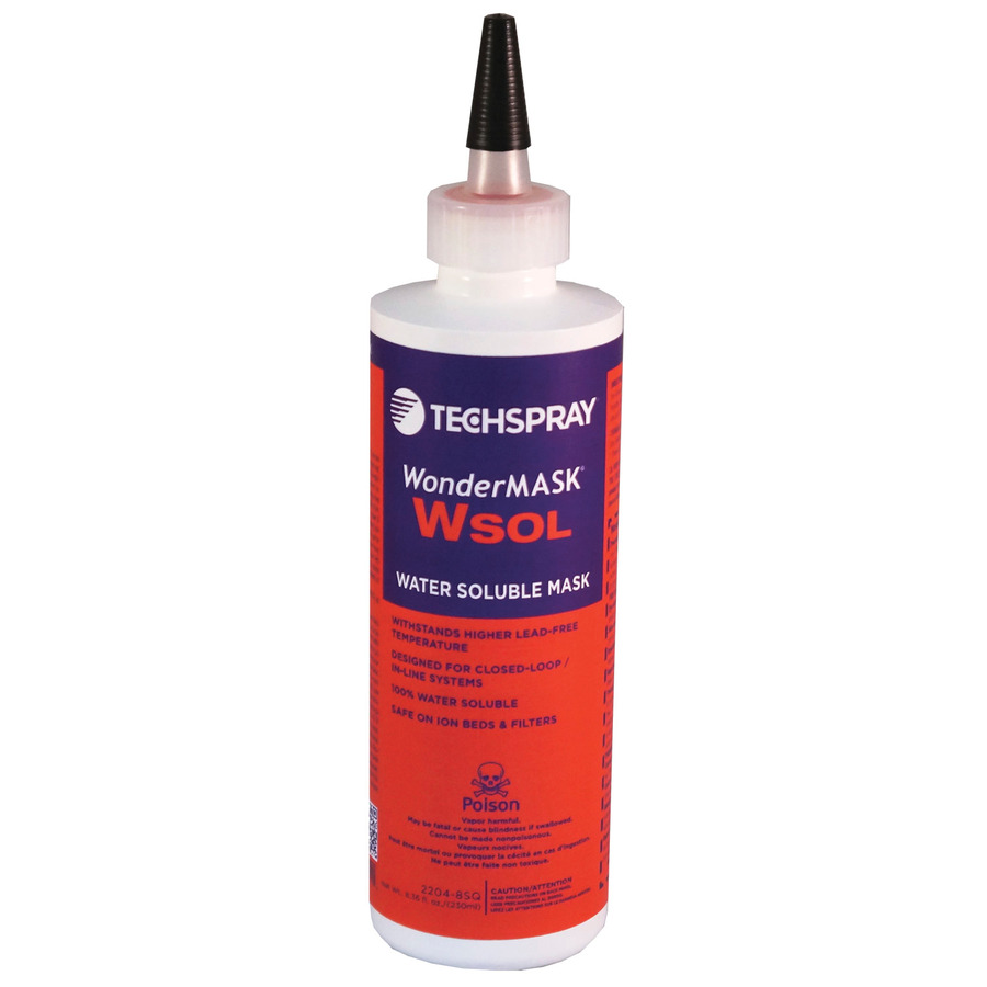 TestEquity: Techspray 2204-8SQ Solder Mask, Water Soluble, 8 oz