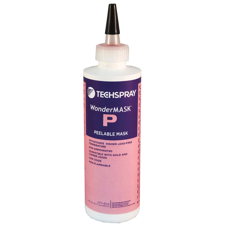 TestEquity: Techspray 2211-8SQ Peelable Solder Mask, Water Soluble