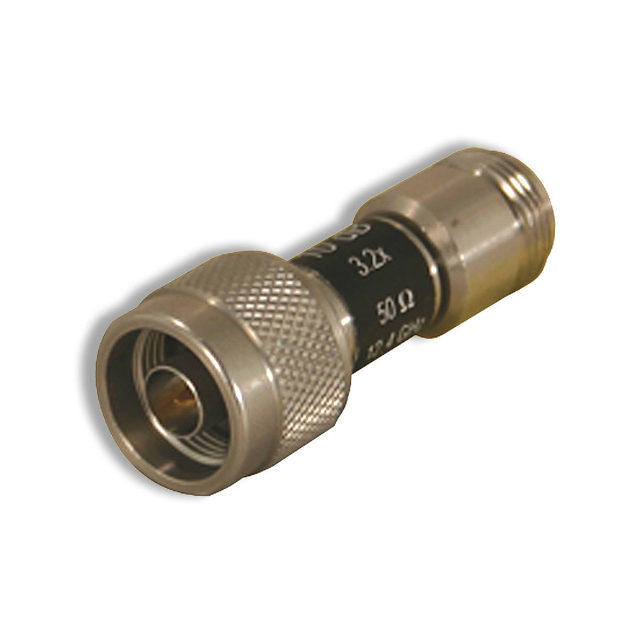 Cal Test Electronics CT3353-10 N male to female Attenuator, 50ohm, 10db (3.2x) 12.4GHz 2W