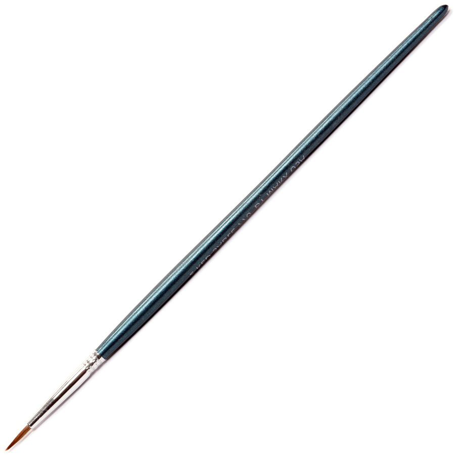 Gordon Brush 0770-02000 Artist Brush, Round, Anti-Static, Sable/Wood, Sz: #2, Trim: 0.433", OAL 7", ESD, 770 Series